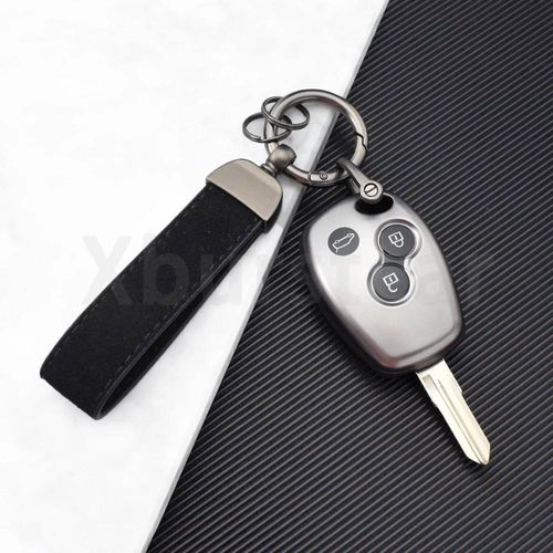 Coque De Protection Pour Clé De Voiture, 2/3 Boutons, Gris Pistolet, Pour Renault Scenic Megane Sandero Captur Twingo Kangoo Dacia Modus-3 Button Set 3