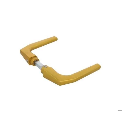 AMIG Poignées de porte en aluminium Mod. 2114 doré Jeu de béquilles en aluminium sans plaque