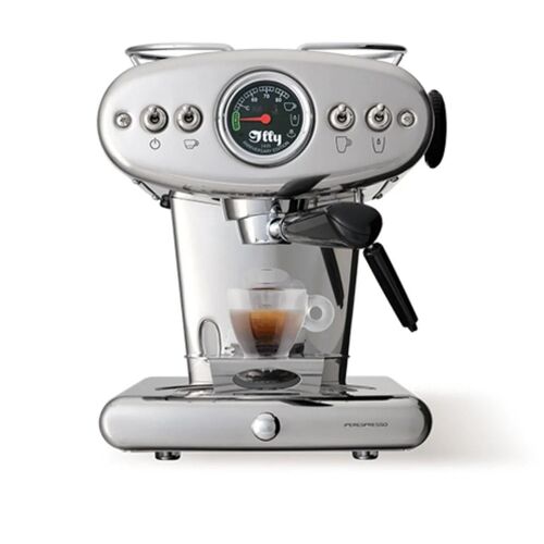 Machine à Café Illy Iperespresso X1 Anniversary Eco Mode - Inox - 8 Capsules Offerte