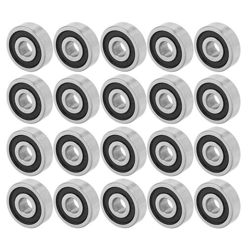 20pcs 625RS Roulements à billes à gorge profonde scellés en caoutchouc 16mmx5mmx5mm