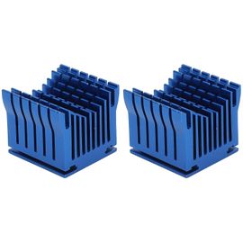 2Pcs Aluminium Dissipateur Thermique Refroidisseur Imprimante 3D Carte mère South North Bridge Chipset Single CoolingBlue