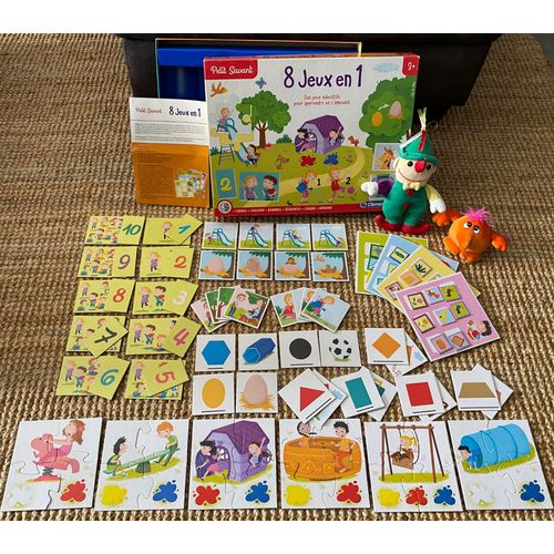 8 Jeux En 1 Petit Savant Éducatif & Peluches