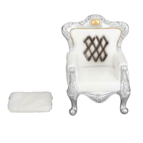 Présentoir À Bijoux En Forme De Canapé Blanc - Porte-Bagues Et Boucles D'oreilles Décoratifs