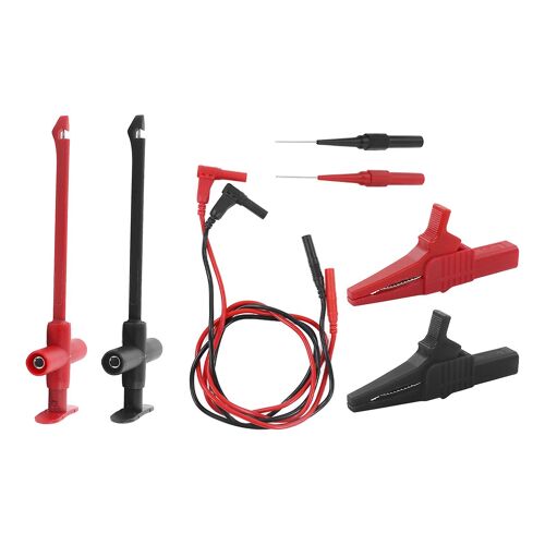 Sondes de test Fils en laiton PVC PA Multimètre Kit de cordons de test 30VAC-60VDC Maximum 19A