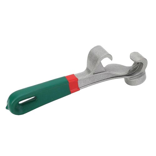 Ouvre-seau de 9 pouces Dissolvant de couvercle de seau de peinture multifonctionnel Clé antidérapante en alliage d'aluminium pour 10, 15, 20, 30, 55 gallons