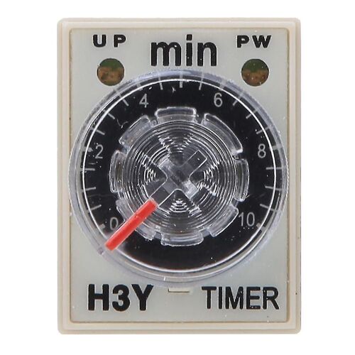 Relais temporisé H3Y-2 8 broches Appareils électroménagers de haute précision Fournitures électriques 0-10 minutes12VDC