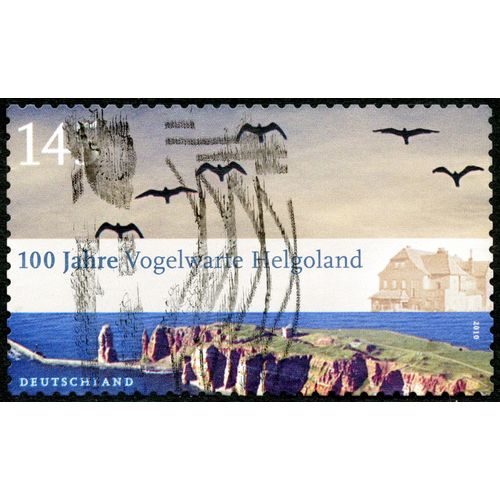 Timbre Oblitéré Deutschland, 100 Jahre Vogelwarte Helgoland, 2010, 145