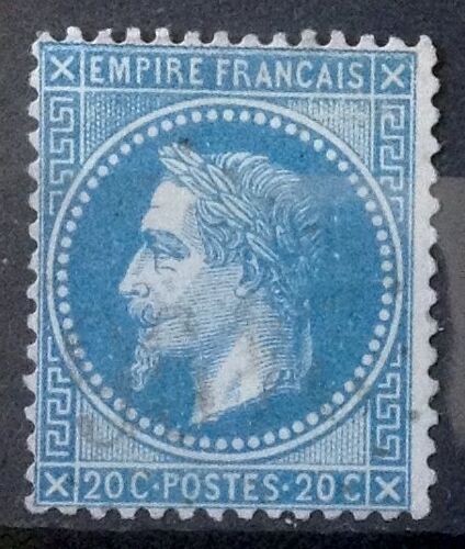 Napoléon - Empire Français - 20c Bleu Type Ii (Gros Points) (Superbe N° 29b) Obl - Cote 3,00€ - France Année 1863 - Brn83 - N32641