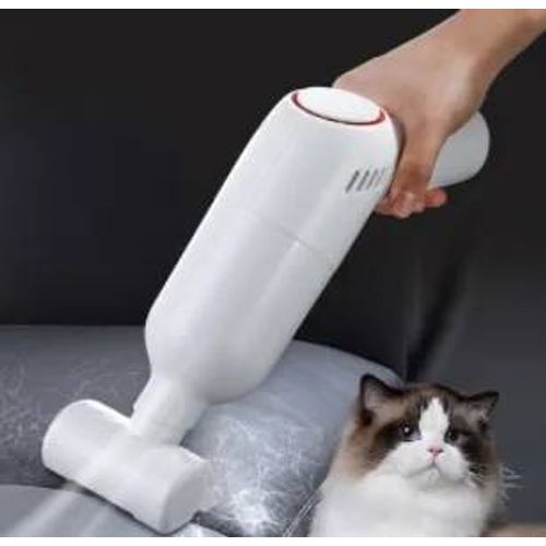 Eafc Aspirateur De Voiture Sans Fil Mini Aspirateur À Main 8000pa 120w Haute Aspiration Rechargeable Pour Le Nettoyage De Voiture À Domicile Humide Sec-Blanc