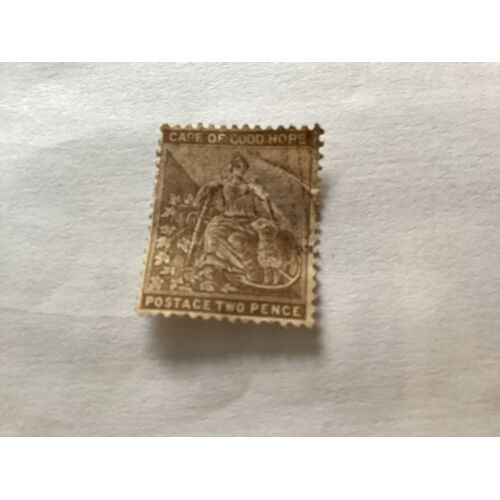 1 Timbre De 2 Pence. Cap De Bonne Espérance. Année 1884.