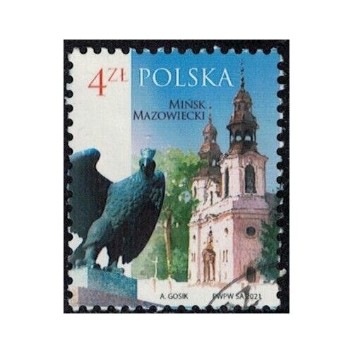 Pologne 2021 Oblitéré Used Ville De Minsk Mazowiecki Y&t Pl 4863 Su