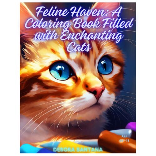 Feline Haven: A Coloring Book Filled With Enchanting Cats: Enchanting Cats