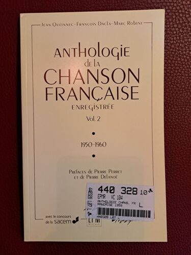 Anthologie De La Chanson Française Enregistrée Vol.2 - 1950-1960 - Epm Musique