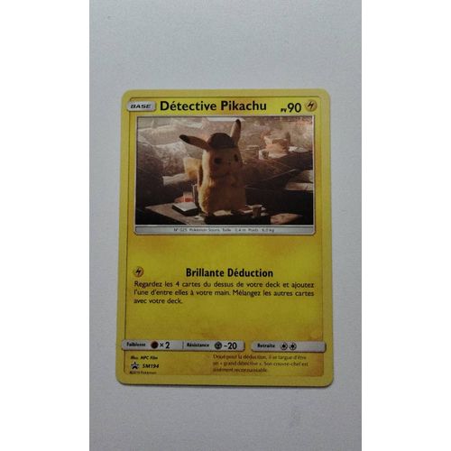 Carte Pokémon Détective Pikachu Sm194