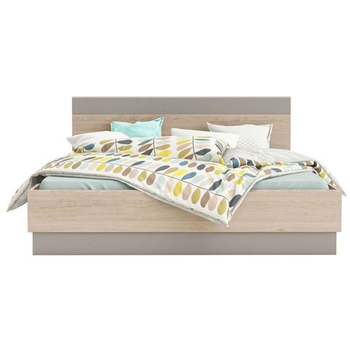 Lit Graphic Conforama 140 X 200 Avec Tete De Lit Et Sommier