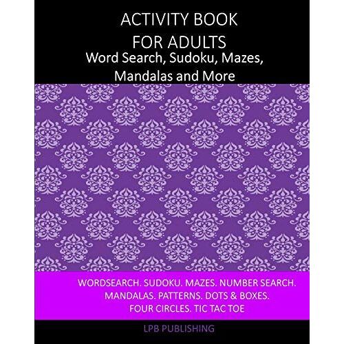Activity Book For Adults
