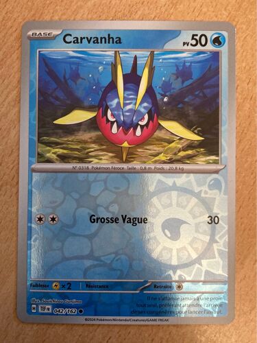 (2124) Carvanha 42/162 Pokemon 
