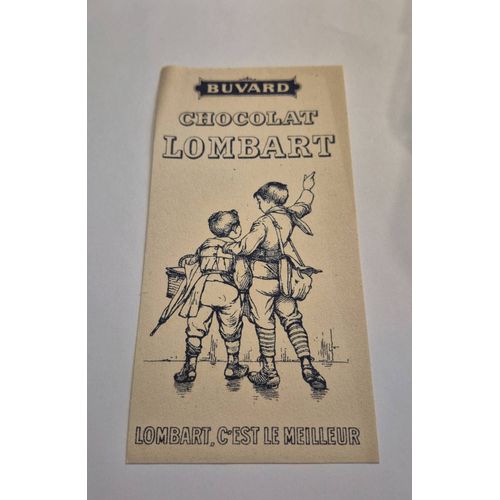 Buvard Chocolat Lombart