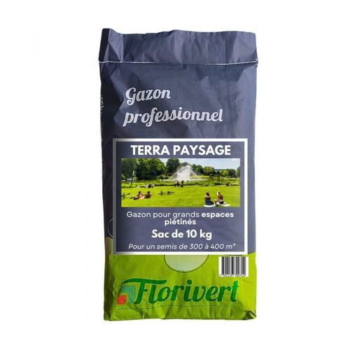 Semences Gazon Terra Paysage 10 Kg Pour Un Gazon Fin Et Dense Facile À Établir - Florivert 1201635