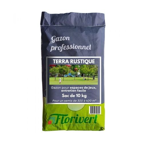 Gazon À Semer Terra Rustique 10 Kg Pour Peu D'entretien Et Bel Aspect Estival - Florivert 1201636