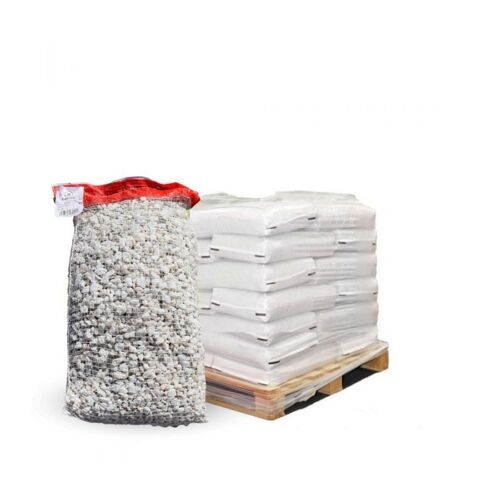 Paillage Minéral Gravier Marbre Blanc 8-12mm, 10 Sacs De 20 Kg - F-Pai064-10x20