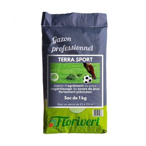 Gazon Sport Jeux Terra Sport 1 Kg Résistant Au Piétinement, Homogénéité Rapide - Florivert 1206453