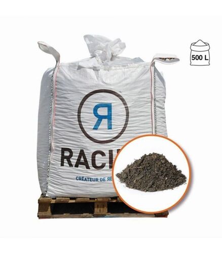 Terre Végétale Enrichie De Compost Calibre 0-15 Big Bag 500 Litres