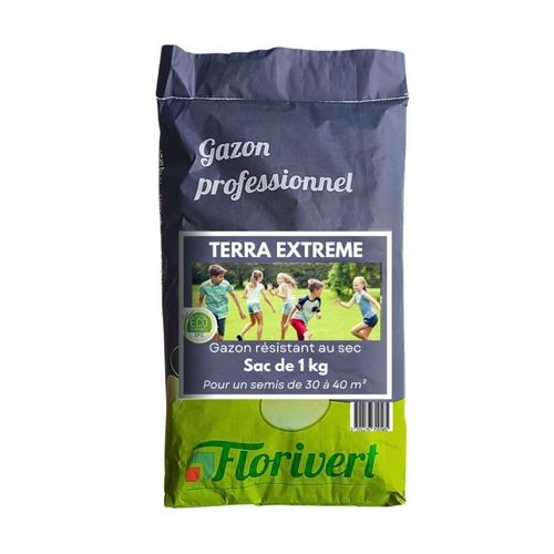 Semences Gazon Terra Extrême 1 Kg, Faible Besoin En Eau Et Bel Aspect - Florivert 1206451