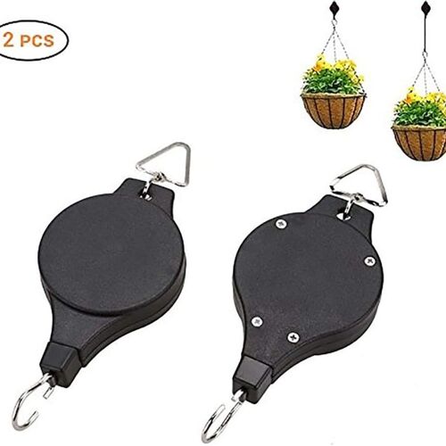 Ascenseur pour feux tricolores jeu de 2 poulies à câble élévateur pour feux tricolores élévateur pour plantes escamotable goodnice