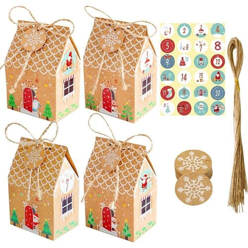 Boîtes à bonbons de Noël - numéro 1-24 goodnice