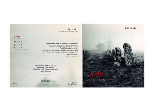 Kirjuhel - Ana - Words Of Stone (1996) - Cd Rare !