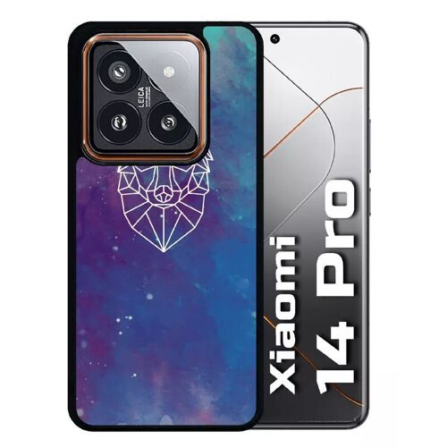 Coque Pour Redmi 14 Pro - Hyper Animals Space Loup - Silicone - Noir