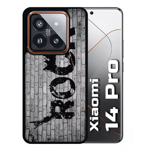 Coque Pour Redmi 14 Pro - Rock Street - Silicone - Noir