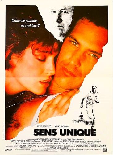 Sens Unique (No Way Out) - Affiche Originale Cinéma Pliée - Format 39 X 53 Cm - De Roger Donaldson - 1987 - Kevin Costner - Gene Hackman - Sean Young - Will Patton - Howard Duff