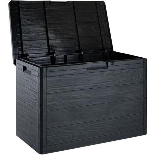 Toomax - Coffre De Rangement En Résine 160 Litres Gris Woody's 77,5 X 44,5 X 52,7 Cm