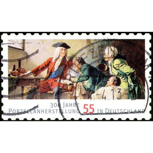 Timbre Oblitéré 300 Jahre Porzellanherstelling In Deutschland, 2010, 55
