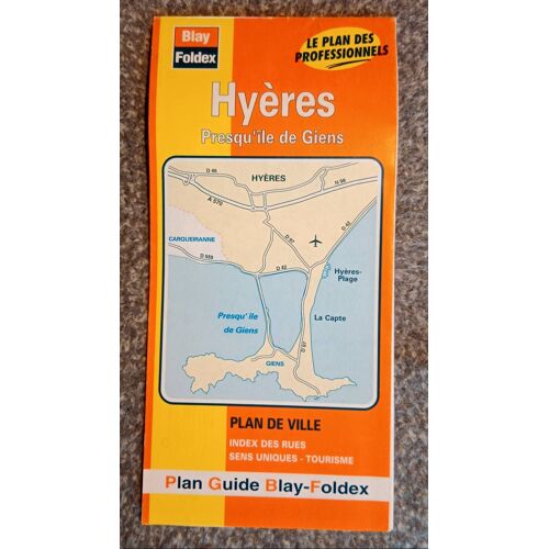 Hyères, Presqu'île De Giens. Plan De Ville.