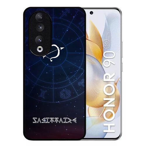Coque Pour Honor 90 - Signe Astrologique Sagittaire - Silicone - Noir
