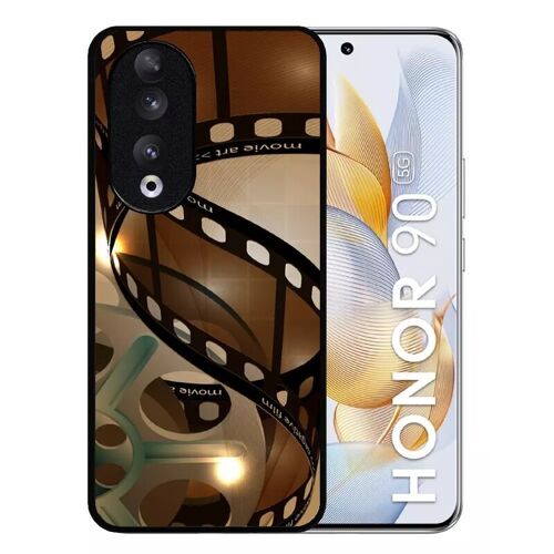 Coque Pour Honor 90 - Cinema Film - Silicone - Noir