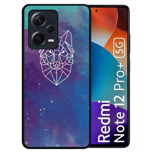 Coque Pour Redmi Note 12 Pro+ - Hyper Animals Space Loup - Silicone - Noir