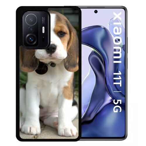 Coque Pour Xiaomi 11t 5g - Chien Mignon - Silicone - Noir