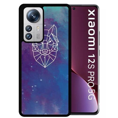 Coque Pour Xiaomi 12s Pro - Hyper Animals Space Loup - Silicone - Noir