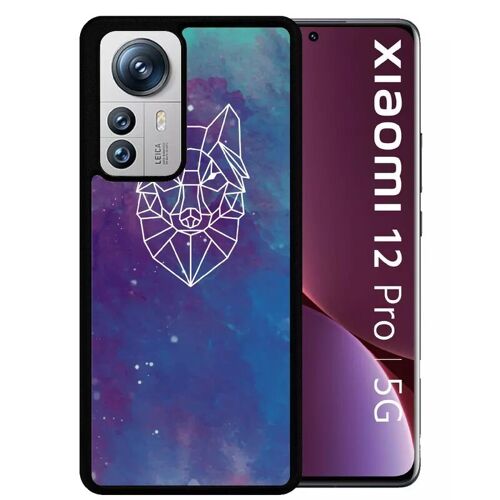 Coque Pour Xiaomi 12 Pro - Hyper Animals Space Loup - Silicone - Noir