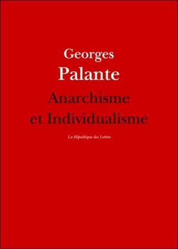 Anarchisme Et Individualisme