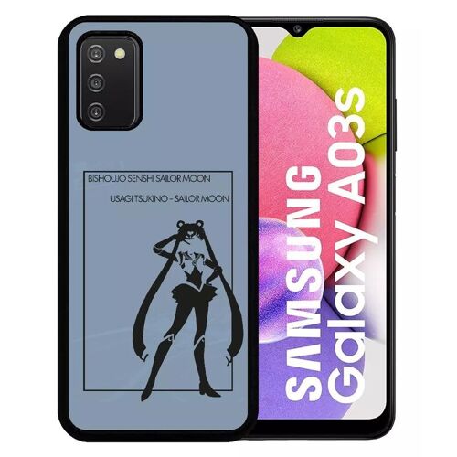 Coque Pour Galaxy A03s - Sailor Moon - Silicone - Noir
