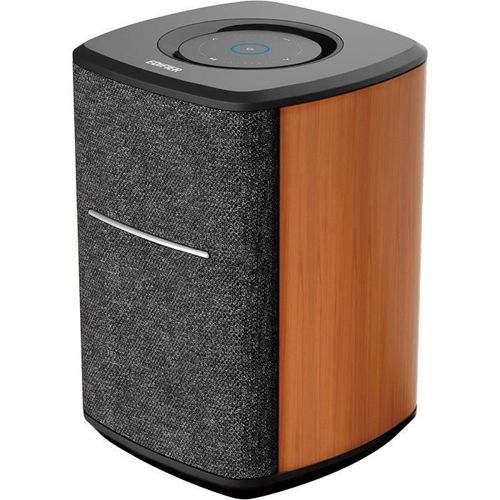EDIFIER MS50A - Haut-Parleur WiFi Smart avec Bluetooth et Fonction stéréo sans Fil Fonctionne avec Amazon Alexa, Apple AirPlay 2, Sp