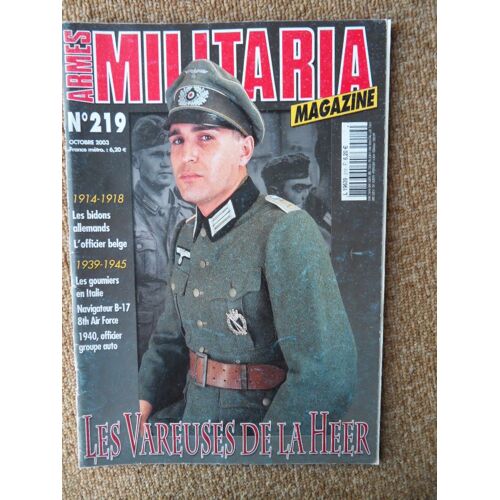 Armes Militaria Magazine N°219 De Octobre 2003