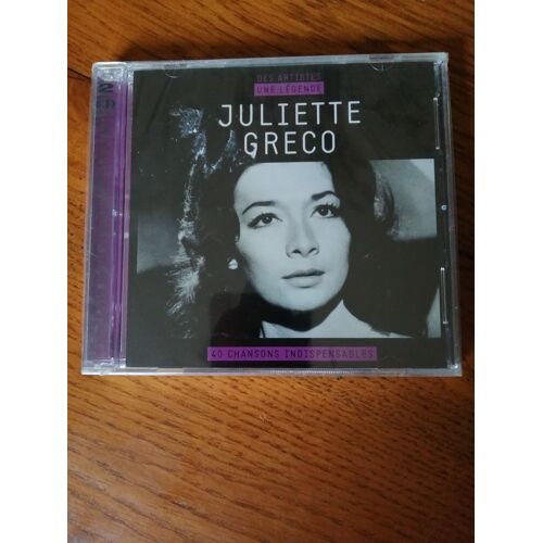 Album 2xcd Juliette Gréco " 40 Chansons Indispensables "2014 Collection Des Artistes De Légende