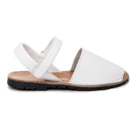 Ibisv21 69722 Sandale De Type Cuir Ibiza. Blanc: Couleur Blanc, Taille