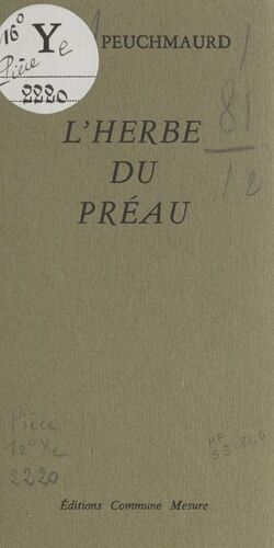 L'herbe Du Préau